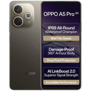 OPPO A5 Pro 5G 8+8GB RAM 256GB, Mocha Brown